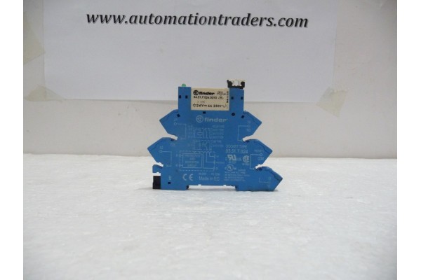 Power Relay with socket, 34.51.7.024.0010, Finder, EC